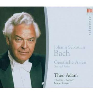 Theo Adam – Bach-Arien [CD/ Thomanerchor]