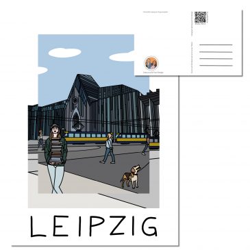 Postkarte LEIPZIG </br> Motiv: Universität Leipzig
