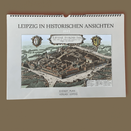 Historischer Kalender 2023 Leipzig Vorderseite